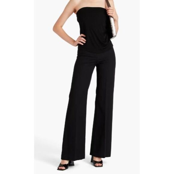 Helmut Lang Women's Viscose tube Strapless Cut OUT Top XL NWT 265 black - Picture 1 of 10